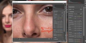 Ретушь кожи в Adobe Camera Raw