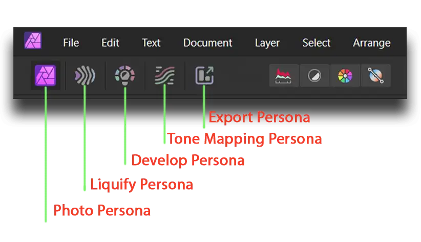 система «Персона» в Affinity Photo 2