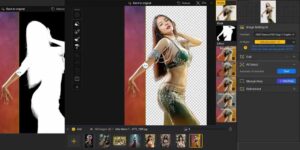 Удаление фона за 1 клик в Aiarty Image Matting