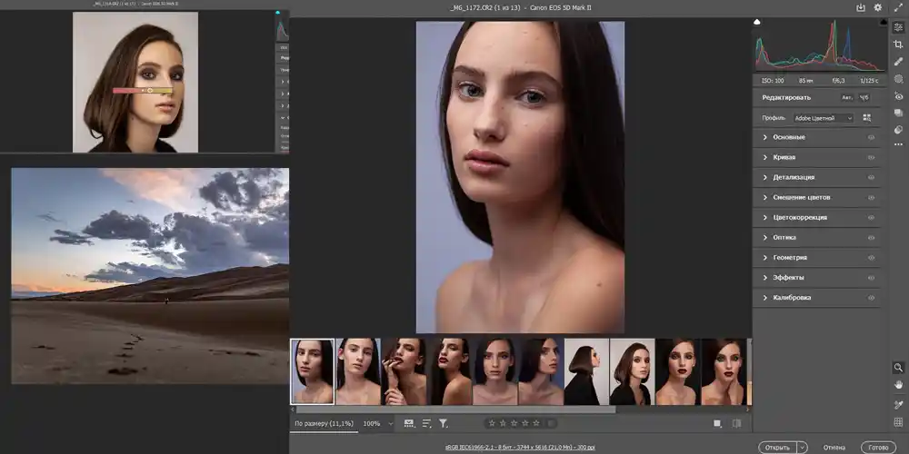 rukovodstvo po obrabotke fotografij v adobe camera raw v 2025 godu